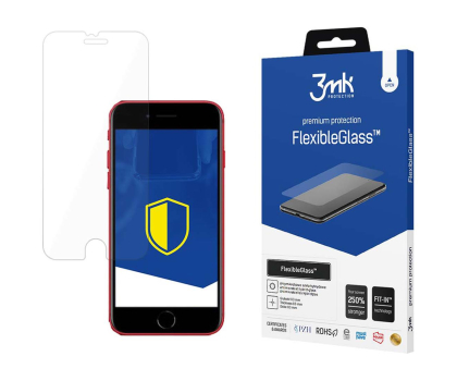 Szkło i folia ochronna 3MK Szkło ochronne FlexibleGlass do Apple iPhone SE 2020/2022